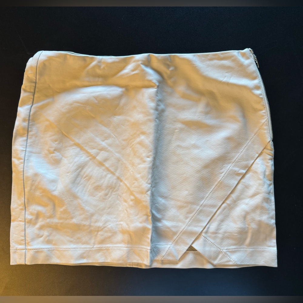 Forever 21 Light Tan Leather Skirt